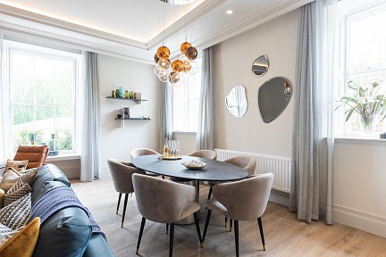 High Trees Donaghadee Dining Room Interior